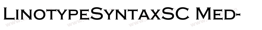 LinotypeSyntaxSC Med字体转换
